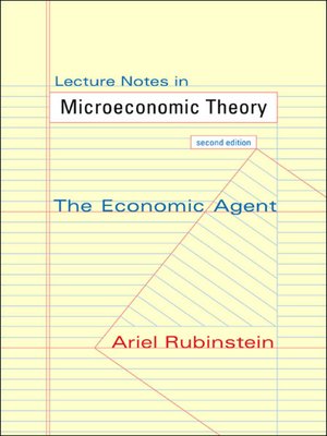 cover image of Lecture Notes in Microeconomic Theory